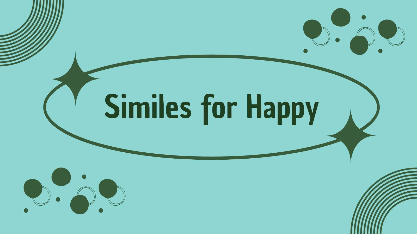 Similes for Happy