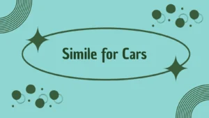 Simile for Cars