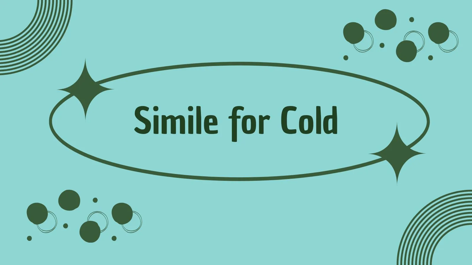 Simile for Cold