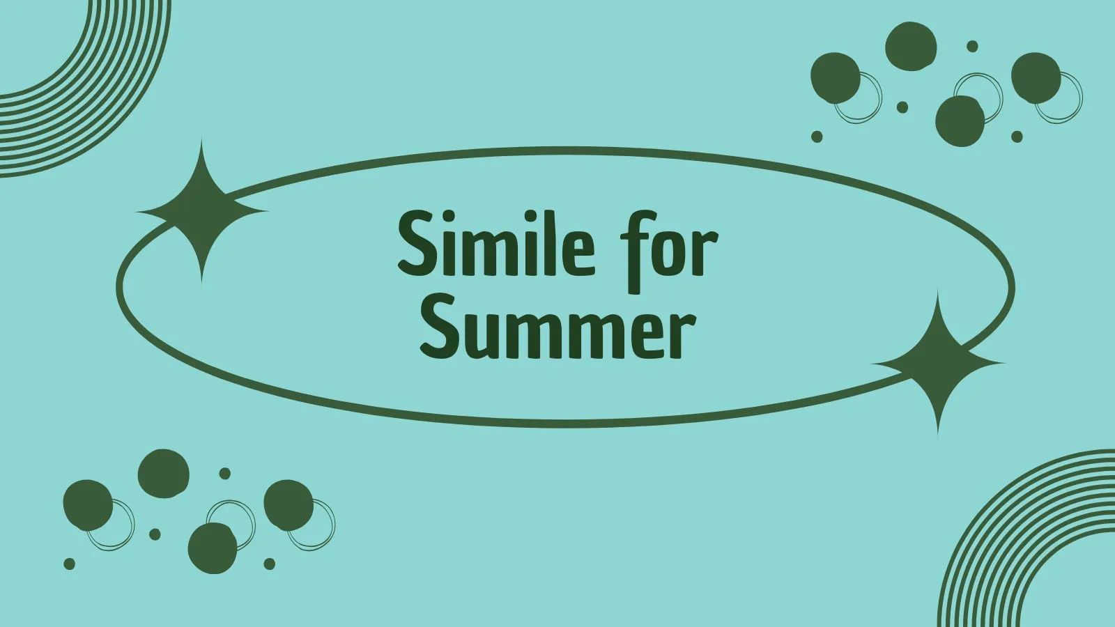 Simile for Summer