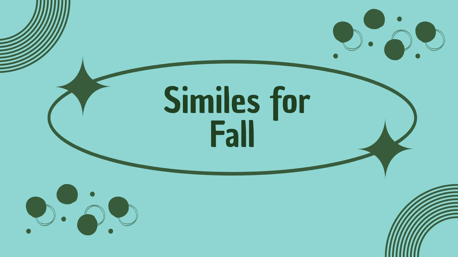 Similes for Fall