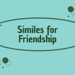 Similes for Friendship