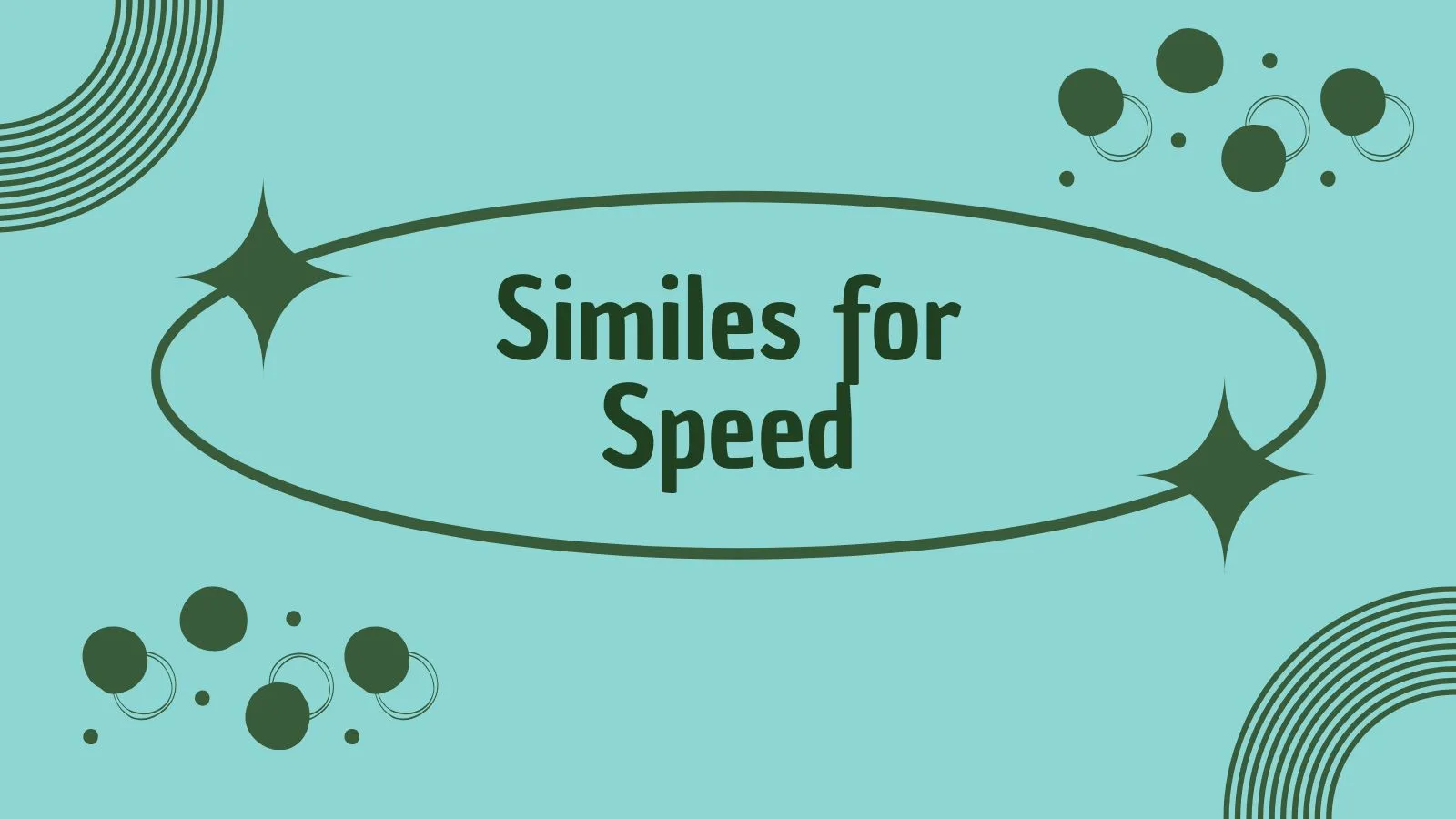 Similes for Speed