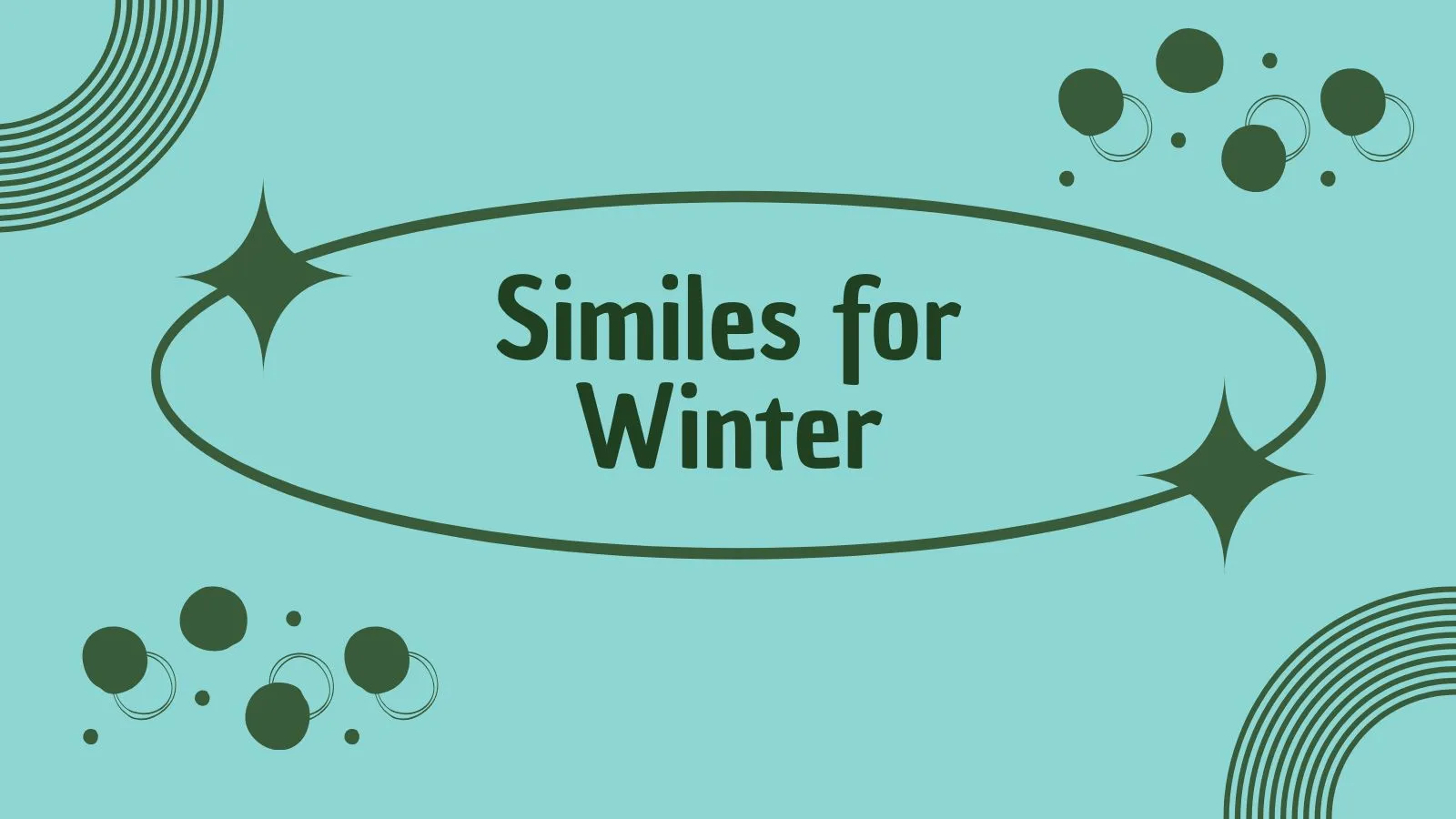 Similes for Winter