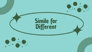 Simile for Different