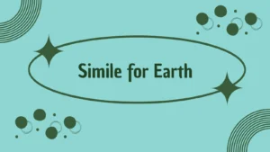Simile for Earth