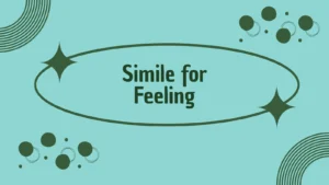 Simile for Feeling
