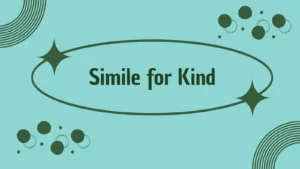 Simile for Kind